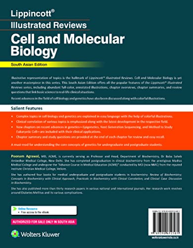 Lippincott ® Illustrated Reviews: Cell And Molecular Biology, South Asian ed