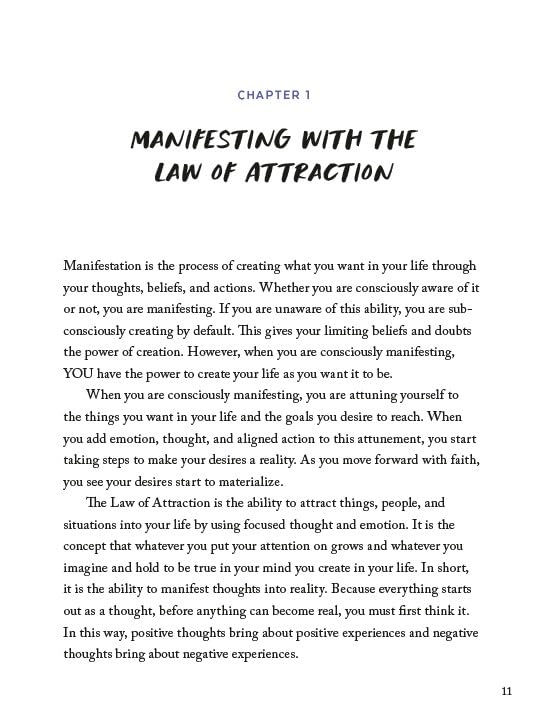 Law of Attraction Manifestation Journal: A Guided Journal for Manifesting Your Deepest Desires