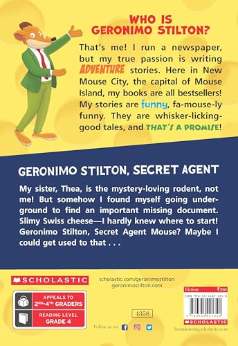 GERONIMO STILTON # 34 GERONIMO STILTON SECRET AGENT