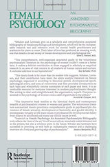 Female Psychology: An Annotated Psychoanalytic Bibliography - Retail Maharaj