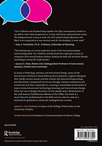 Issues in Technology, Learning, and Instructional Design: Classic and Contemporary Dialogues - Retail Maharaj