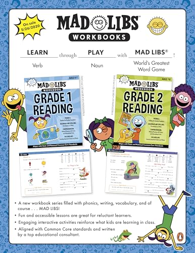 Mad Libs Workbook: Grade 2 Reading: World's Greatest Word Game (Mad Libs Workbooks)