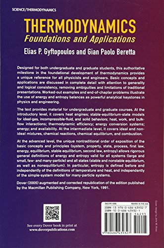 Thermodynamices (Dover Civil and Mechanical Engineering)