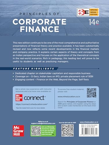 Principles of Corporate Finance 第14版 Principles of Corporate Finance: 2025 Release ISE 15th edition