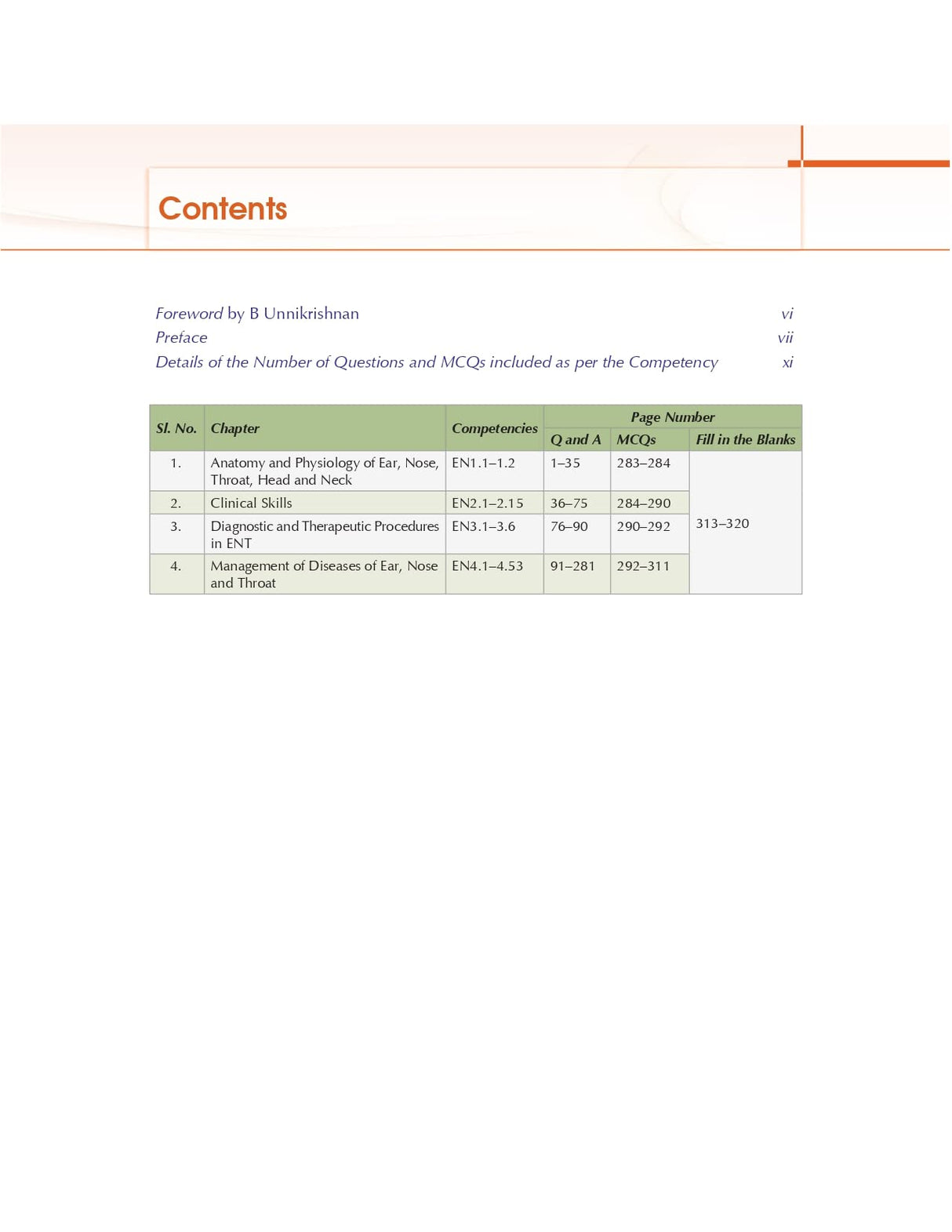 Competency Based Questions and Answers in Otorhinolaryngology (ENT) for Third MBBS Professional Examination