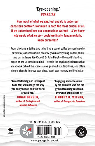 Before You Know It: The Unconscious Reasons We Do What We Do - Retail Maharaj