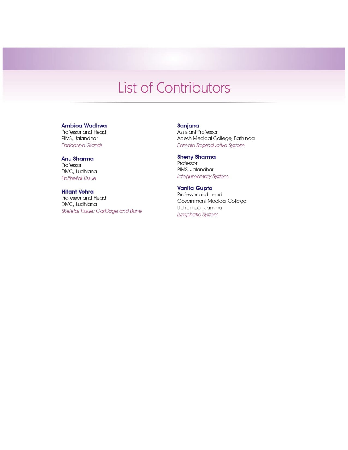 Textbook of Histology COLOUR ATLAS, 6/e