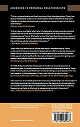 Interdependence, Interaction, and Close Relationships (Advances in Personal Relationships) - Retail Maharaj