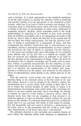 SCHOPENHAUER-THE WORLD AS WILL AND REPRE