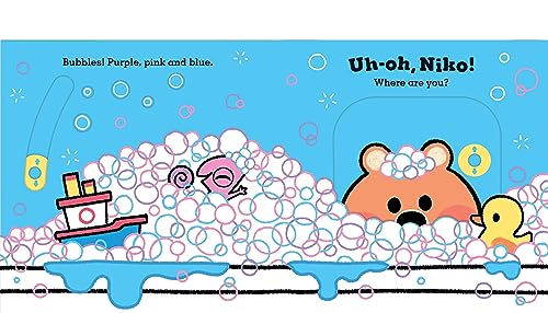 Uh-Oh, Niko: Bathtime: a push, pull and slide story
