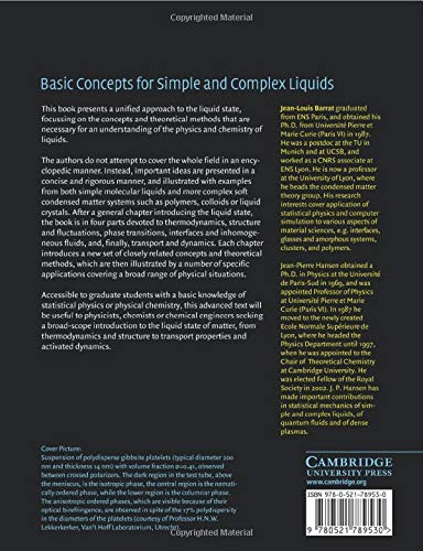 Basic Concepts for Simple and Complex Liquids