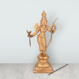 Ramar Murti Set - 5 x 2.5 Inches | Panchaloha Statue / Ram Sita Laxman Hanuman / Ram Darbar Statue For Pooja - Retail Maharaj