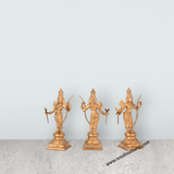 Ramar Murti Set - 5 x 2.5 Inches | Panchaloha Statue / Ram Sita Laxman Hanuman / Ram Darbar Statue For Pooja - Retail Maharaj