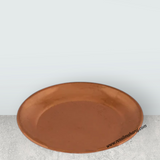 Copper Plate with Annapoorani Statue - 2 Inches | Annapurna Devi Murti for Pooja/ 40 Gms Approx - Retail Maharaj