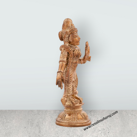 Andal Idol - 2.5 x 1.5 Inches | Panchaloha Idol/ Andal Vigraham for Pooja - Retail Maharaj