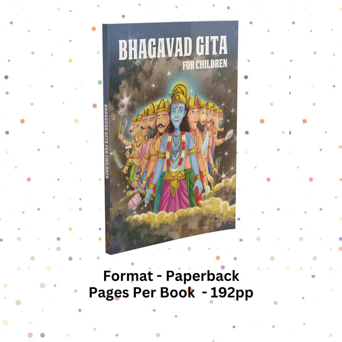 Set of 3 Mythology Story Books -Ramayana, Bhagavad Gita , Mahabharata for Children - Retail Maharaj
