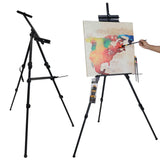 Retail Maharaj Artists Bristol Watercolour Folding Metal Painting Easel – Holds Canvases up to 52” - Retail Maharaj