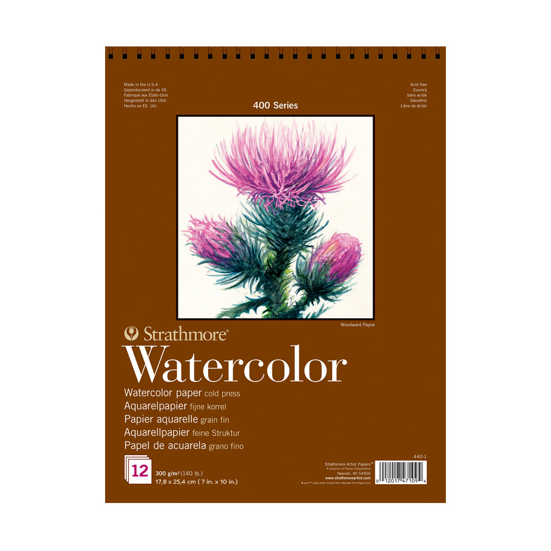 Strathmore 400 Series Watercolor Paper Pads Cold Press Professional Sheets