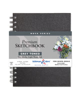 Stillman Birn Grey Nova Series Medium Grain Sketchbook Open Stock