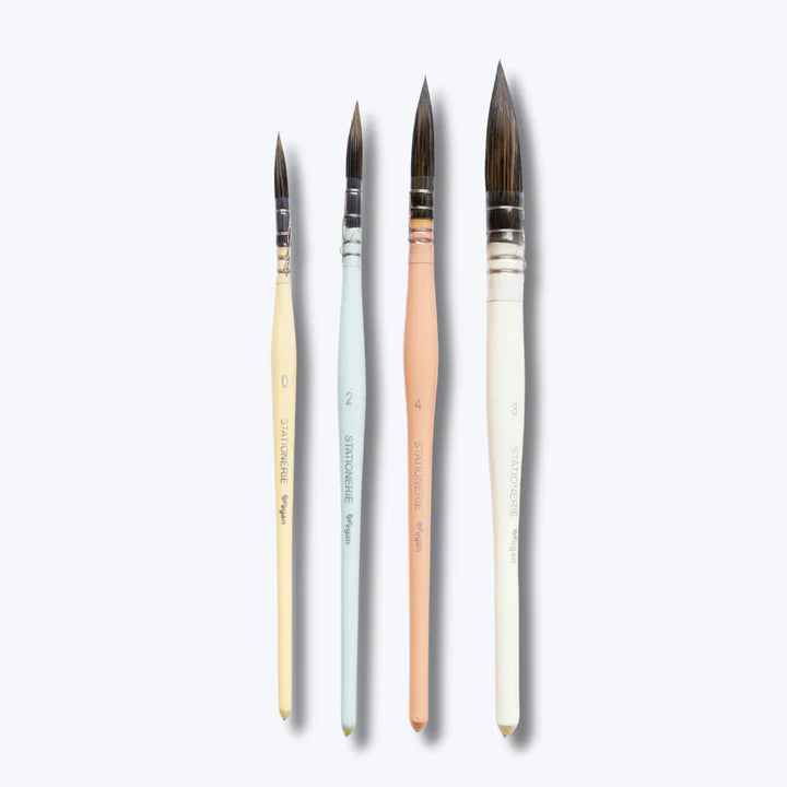 Stationerie Mop Set of 4 Kolinsky Synthetic Candy Edition - Retail Maharaj