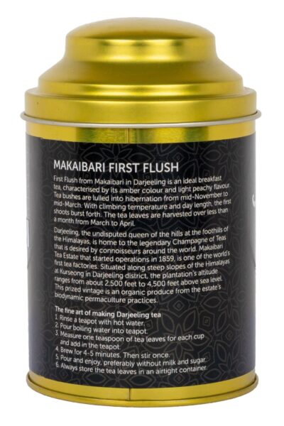 400g 1st Flush Darjeeling Tea – (Mim, Makaibari, Happy Valley & Goodricke Tea Gardens) – 100g per caddy - Retail Maharaj