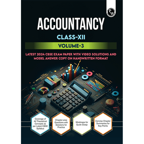 CBSE Class 12 Accountancy Volume 3 All CBSE Theoretical Concepts, Mind maps and Concise Summary l CBSE 2024 Solved Paper included For 2025 Exam - Retail Maharaj