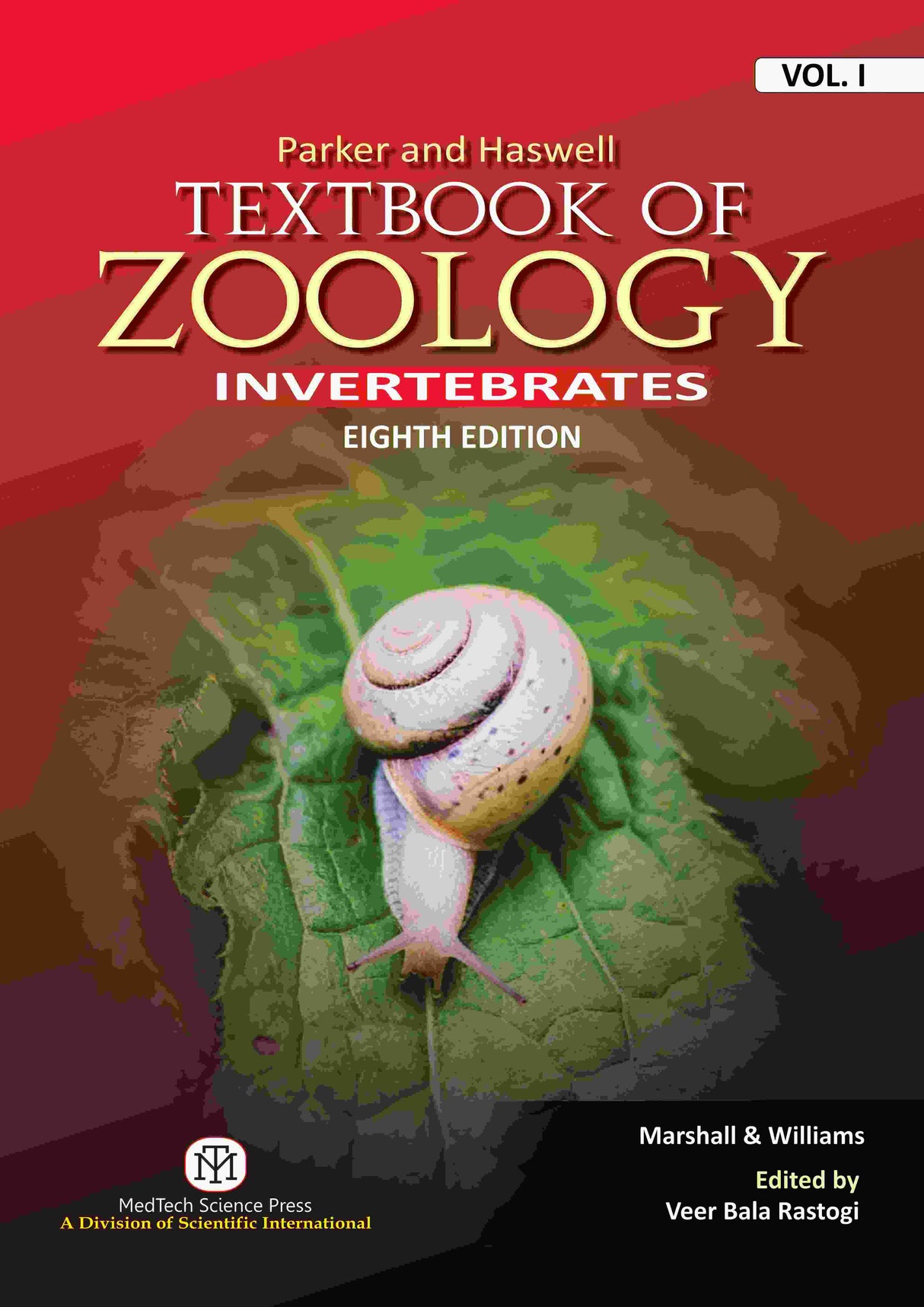 PARKER AND HASWELL TEXTBOOK OF ZOOLOGY: INVERTEBRATES, 8/ED, VOL. I - Retail Maharaj
