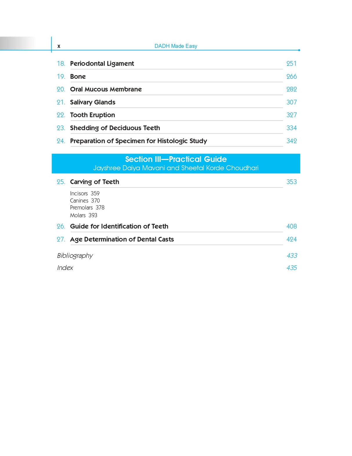 Dadh Dental Anatomy Dental Histology Made Easy Exam Oriented Questions Answers And Practical Guide To Tooth Carving 2Ed (Pb 2023)