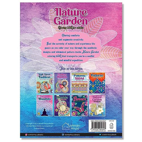 Nature Garden Coloring Book for Adults - Retail Maharaj