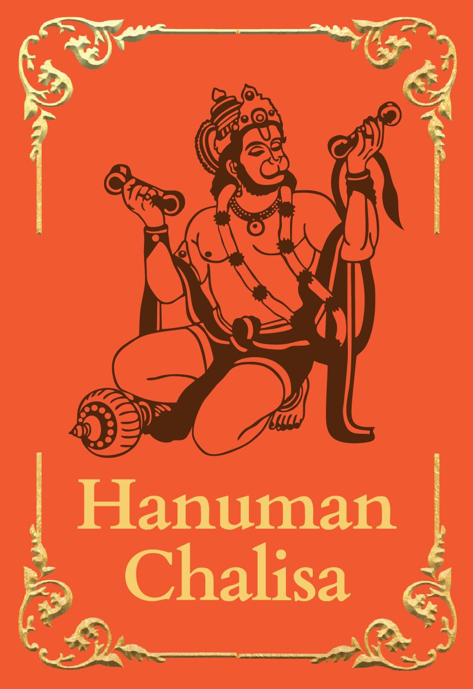 Hanuman Chalisa: Premium Hardback pocket book (English and Hindi), Hanuman ji ki Aarti, Bajrang Baan, Hindu Gods, Divine gift for daily chanting - Retail Maharaj