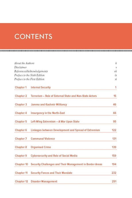 (Old Edition) Challenges to Internal Security of India, 6e - Retail Maharaj
