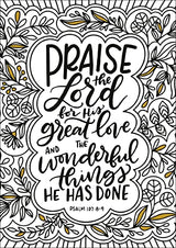 Choose Joy Postcard Book: 24 Inspirational Cards to Color and Send