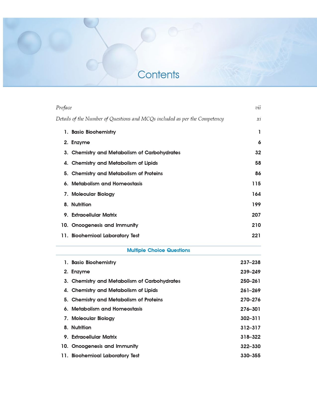 COMPETENCY BASED QUESTIONS AND ANSWERS IN BIOCHEMISTRY FOR FIRST MBBS PROFESSIONAL EXAMINATION (PB 2021)
