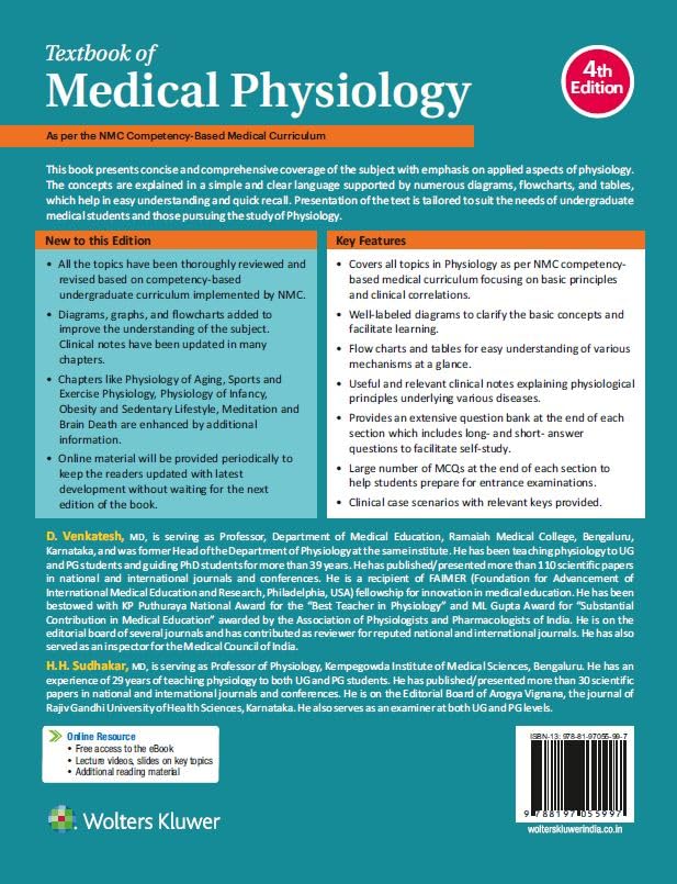 Textbook of Medical Physiology, 4ed