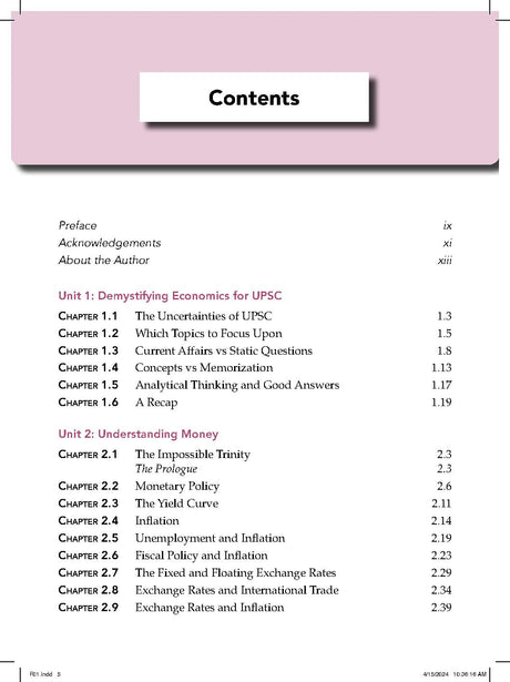 Indian Economy for UPSC - Prelims & Mains and State Civil Services Examination, 2nd Edition by Pearson | Includes current affairs & static questions | Monetary Policy - Pearson - Retail Maharaj