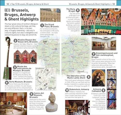 DK Top 10 Brussels, Bruges, Antwerp and Ghent