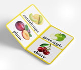 Fruits – Early Learning Board Book with Large Font: Brightly Illustrated Fruit Recognition Book for Kids | Big Board Books Series for Babies, Toddlers & Preschoolers | Learn About Apples, Bananas, Mangoes & More with Bold Text & Clear Pictures | Ages 0–5 - Retail Maharaj