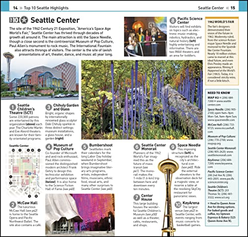 DK Eyewitness Top 10 Seattle (Pocket Travel Guide)
