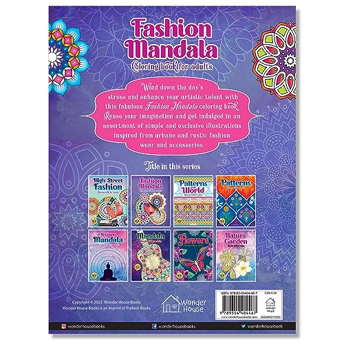 Fashion Mandala Coloring book for Adults - Retail Maharaj