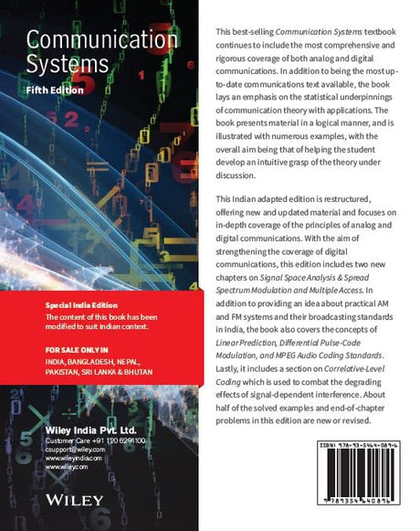 Communication Systems, 5ed, ISV, An Indian Adaptation | New - Retail Maharaj