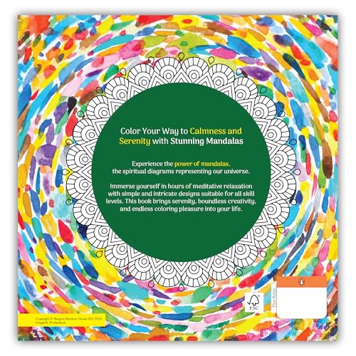Adult Coloring Book: Meditative Mandalas for Relaxation & Stress Relief | A Mindfulness & Therapy Guide for Adults to Unwind & Boost Creativity: Adult ... Unwind & Boost Creativity [Select Learning] - Retail Maharaj