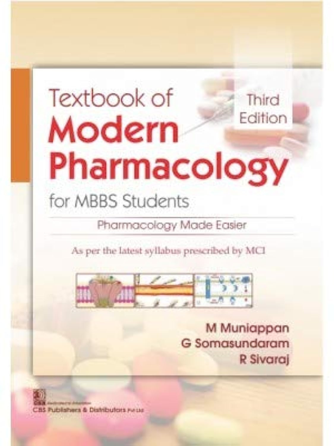 TEXTBOOK OF MODERN PHARMACOLOGY FOR MBBS STUDENTS 3ED (PB 2021)
