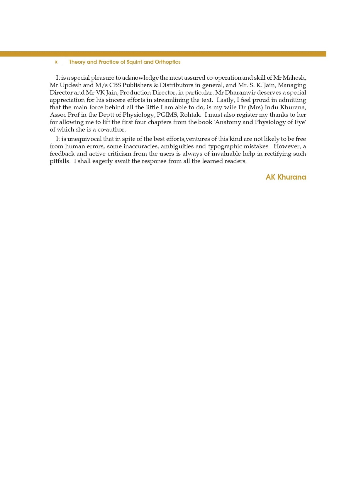 Modern System of Ophthalmology (MSO Series) | Theory and Practice of Squint and Orthoptics, 4/e