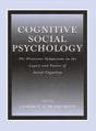 COGNITIVE SOCIAL PSYCHOLOGY - Retail Maharaj