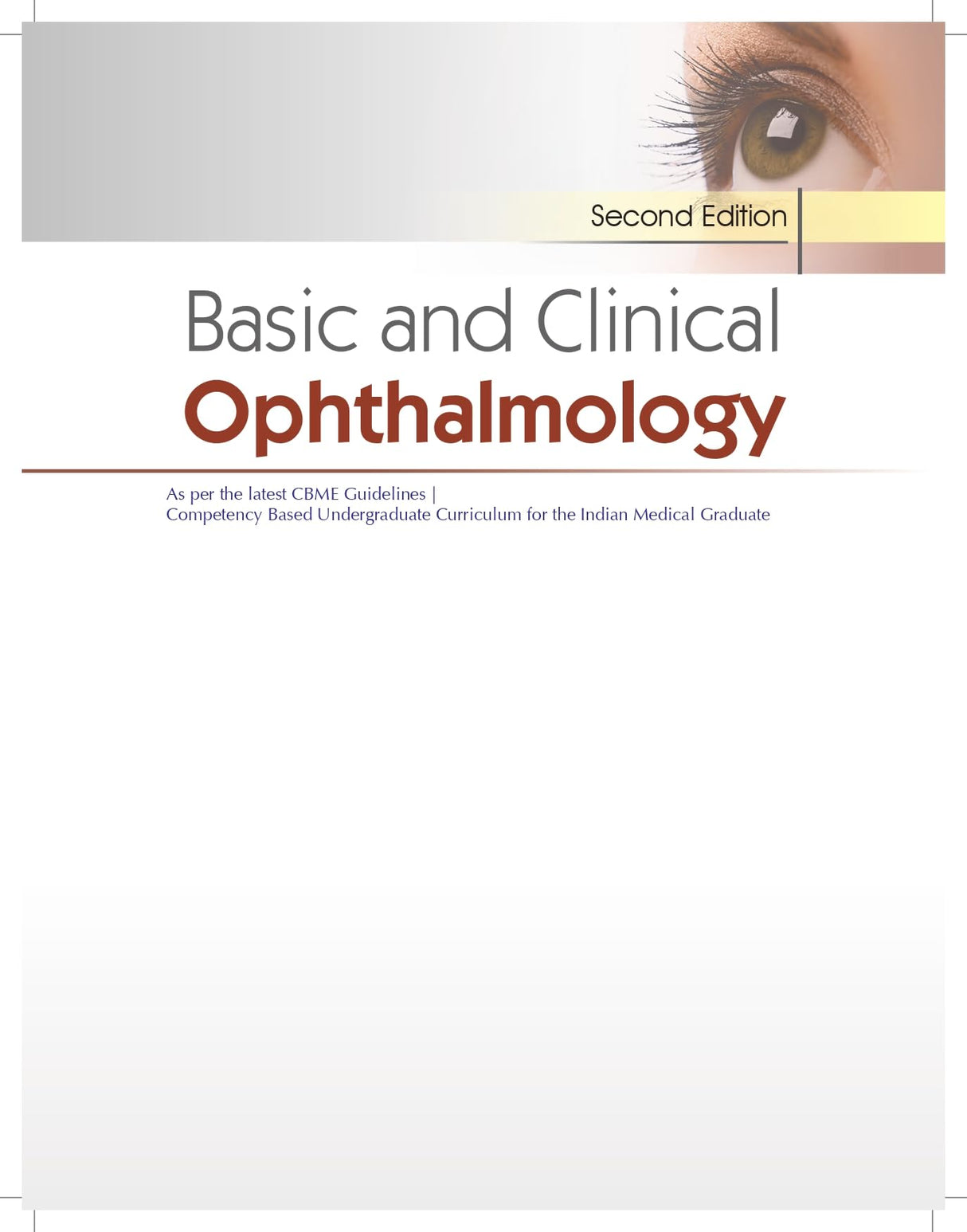 Basic And Clinical Ophthalmology 2Ed (Pb 2024)