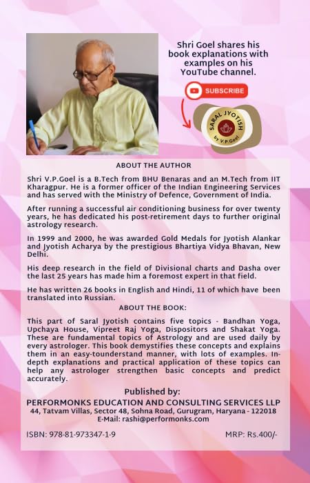 Saral Jyotish (2024 Edition) (Part 3) [English] By V.P.Goel - Retail Maharaj