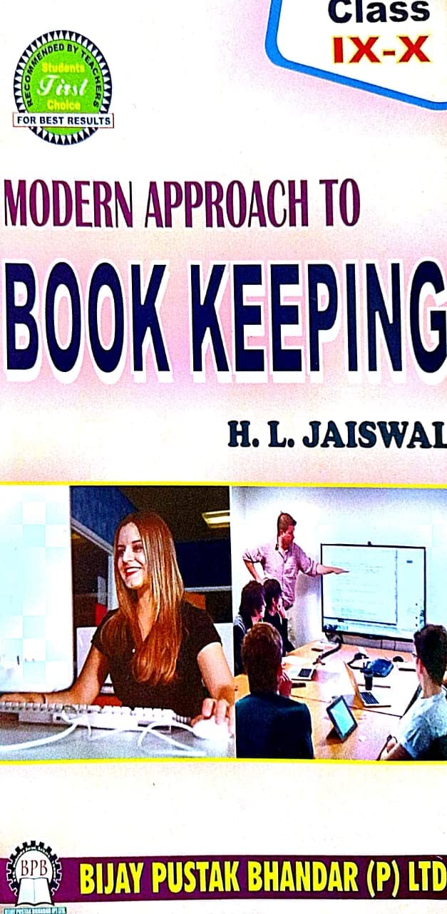 Modern Approach To Book Keeping (Class-IX-X)(English Version) - Retail Maharaj
