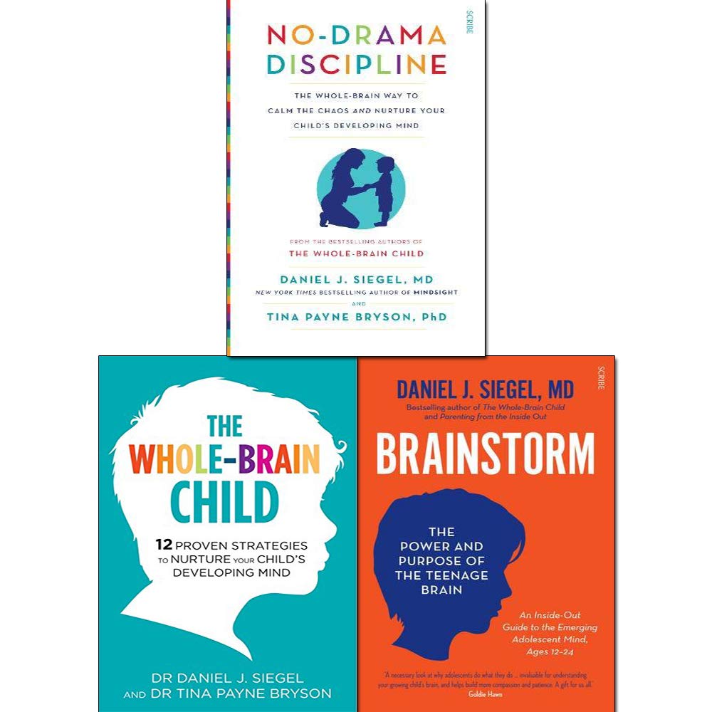 Whole-Brain Child, No-Drama Discipline and Brainstorm 3 Books Collection Set