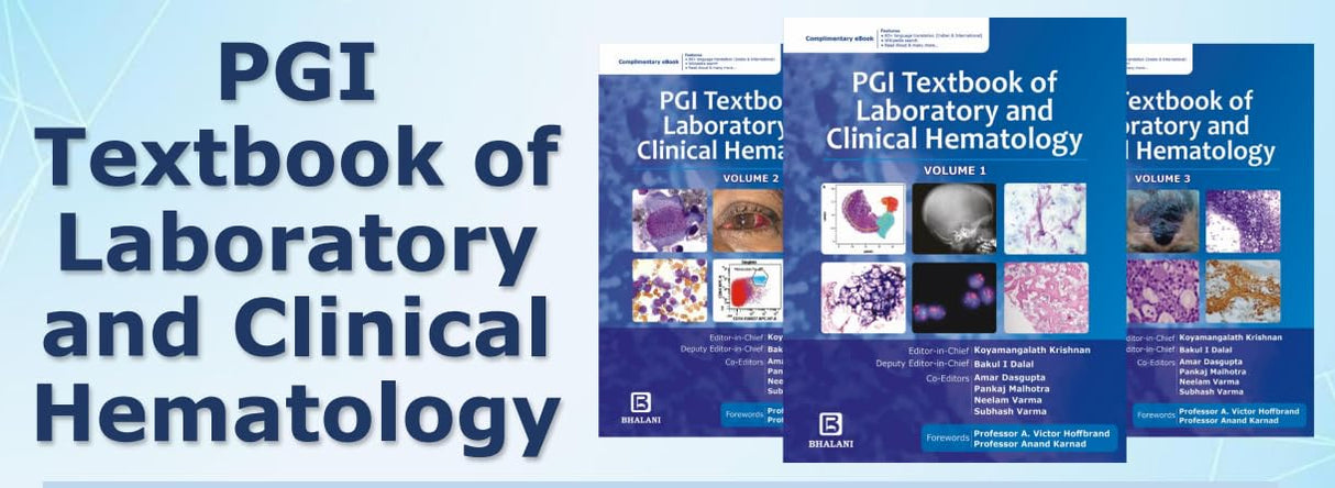 PGI Textbook of Laboratory & Clinical Hematology, 3 Volume Set, 1e
