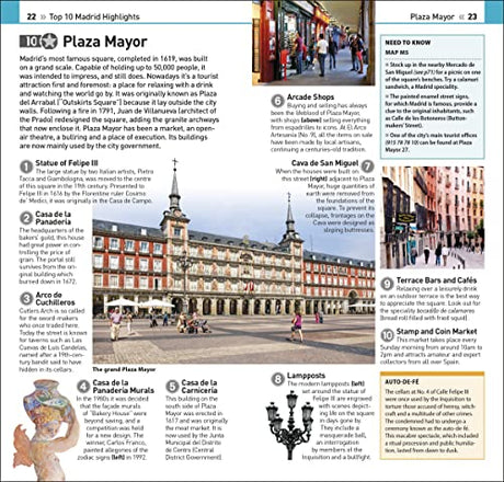 DK Eyewitness Top 10 Madrid (Pocket Travel Guide) - Retail Maharaj